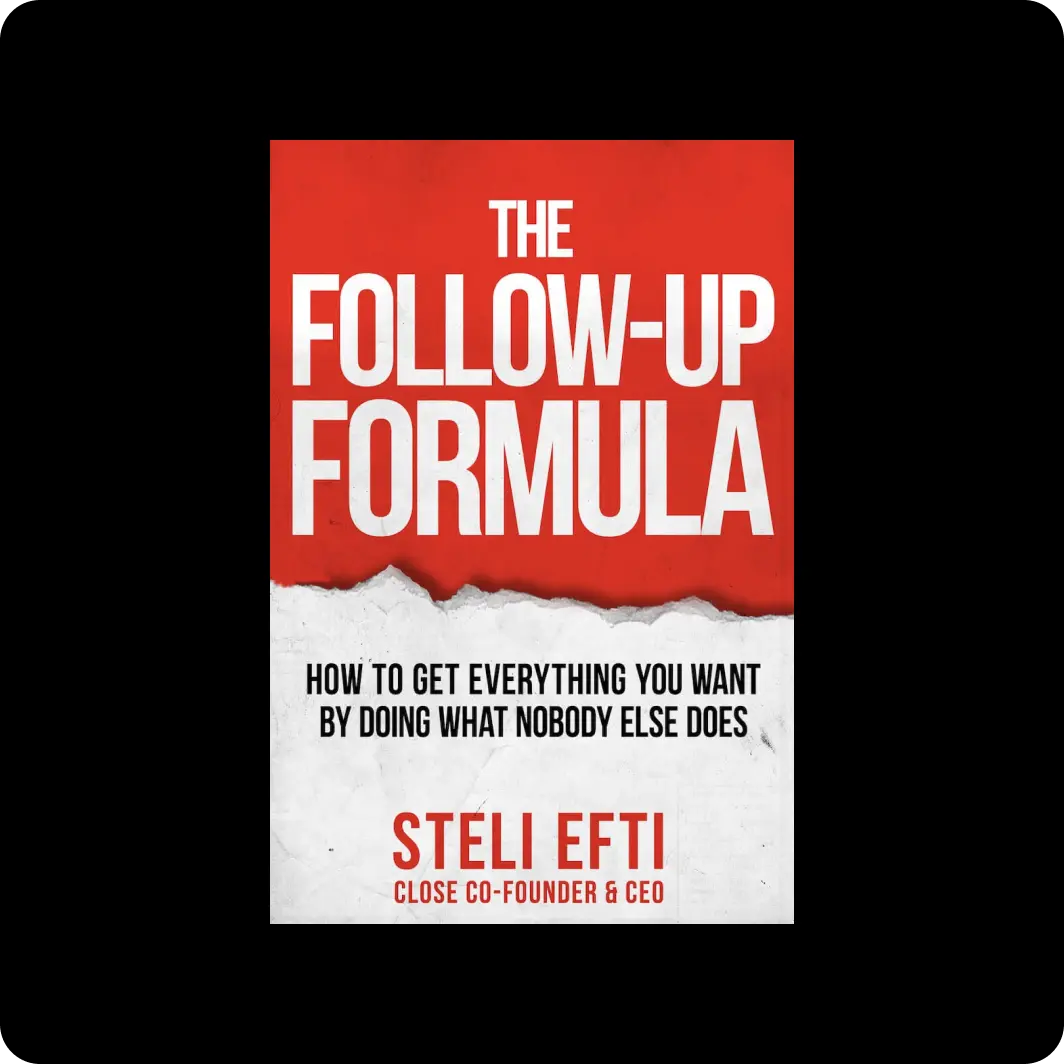 The Follow-Up Formula book by Steli Efti