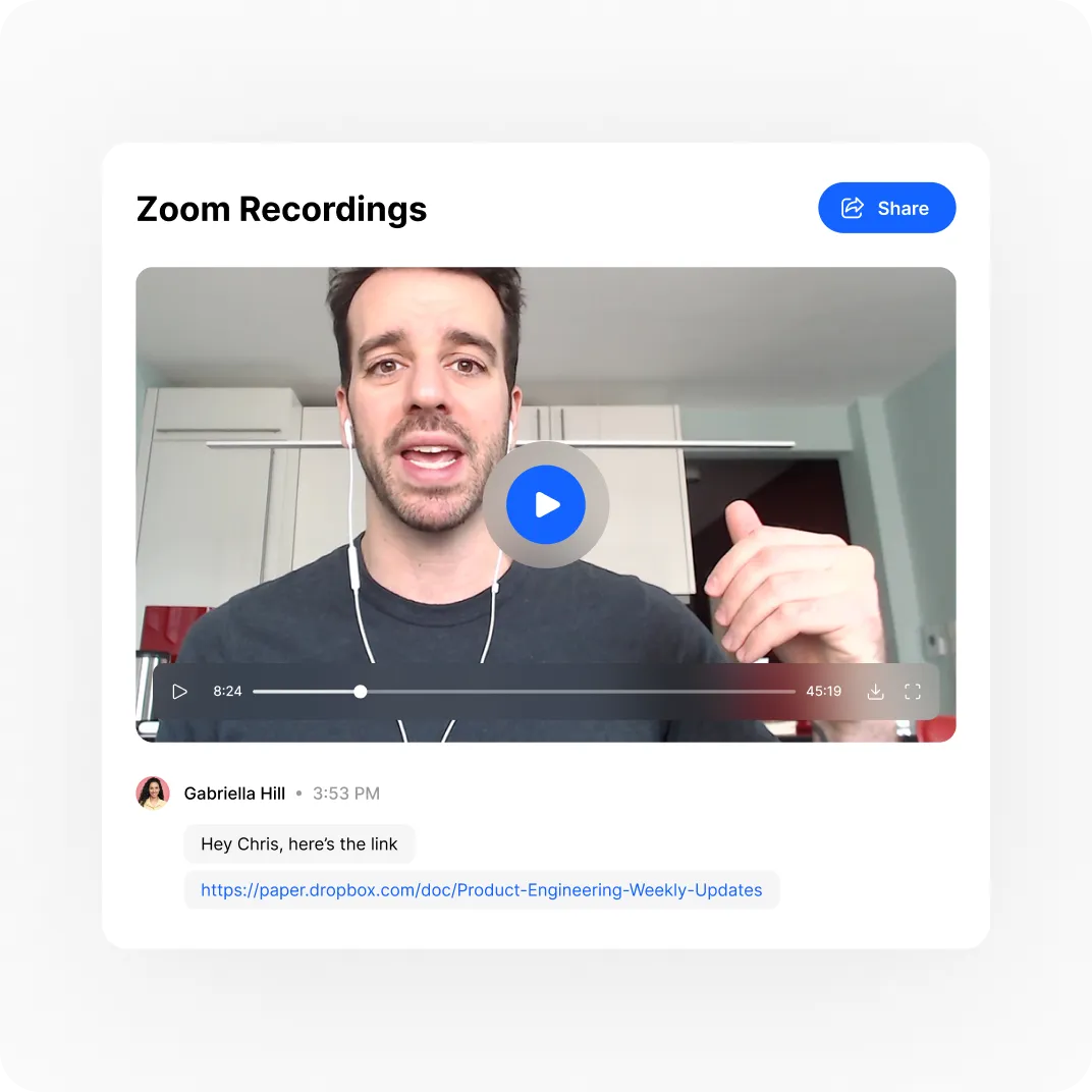 Close CRM with Zoom recording attached to lead