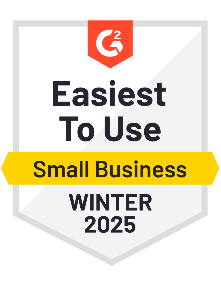G2 Easiest To Use Small Business Winter 2025